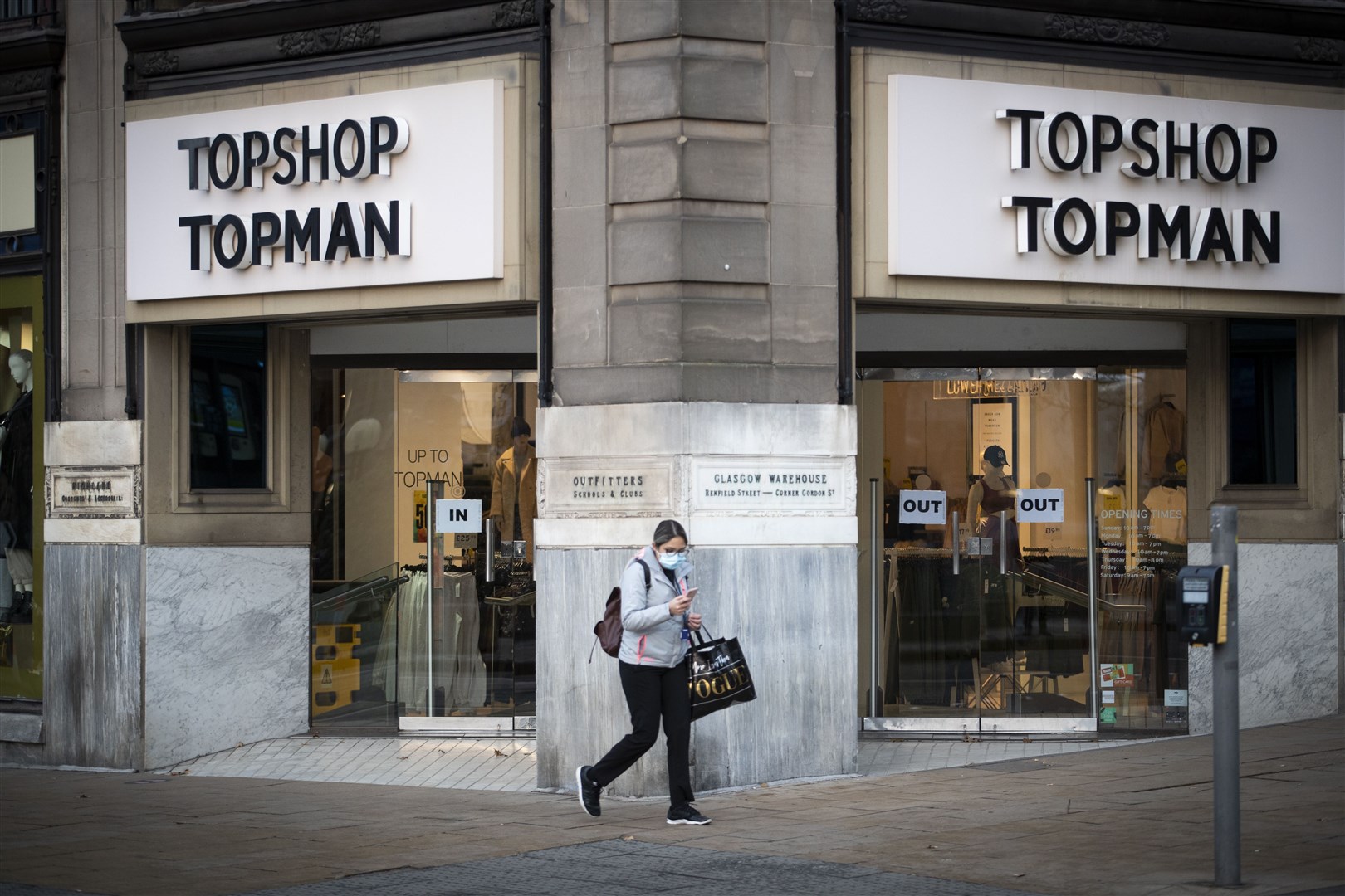 Topshop Topman store on Princes Street, Edinburgh (Jane Barlow/PA) 