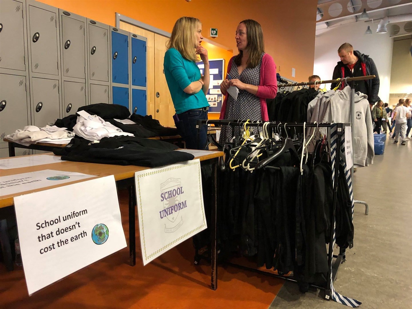 School uniform doesn't have to cost the earth: that was the message at a pop-up shop recycling pre-owned clothes. Could the same be true for Christmas gifts?