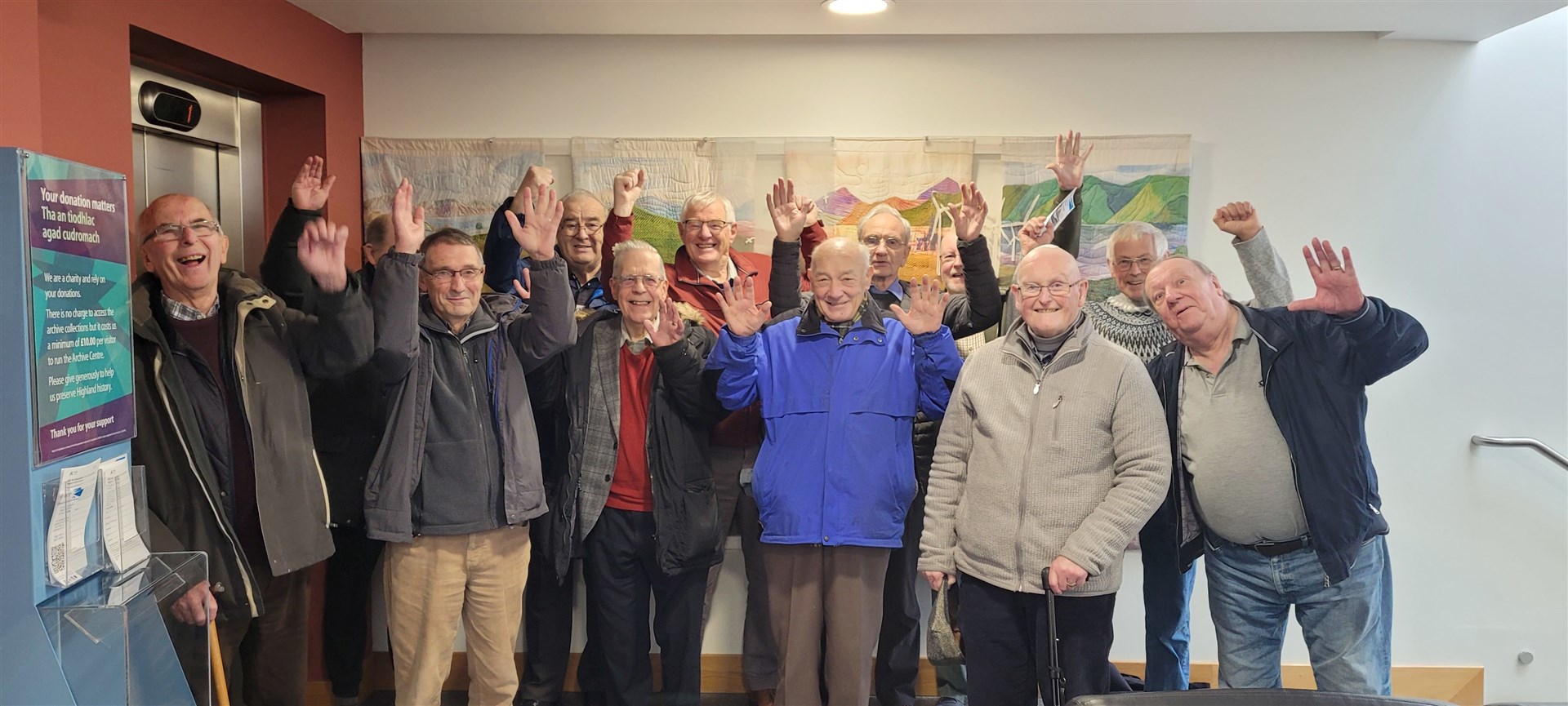Inverness Men's Shed members enjoyed a talk.