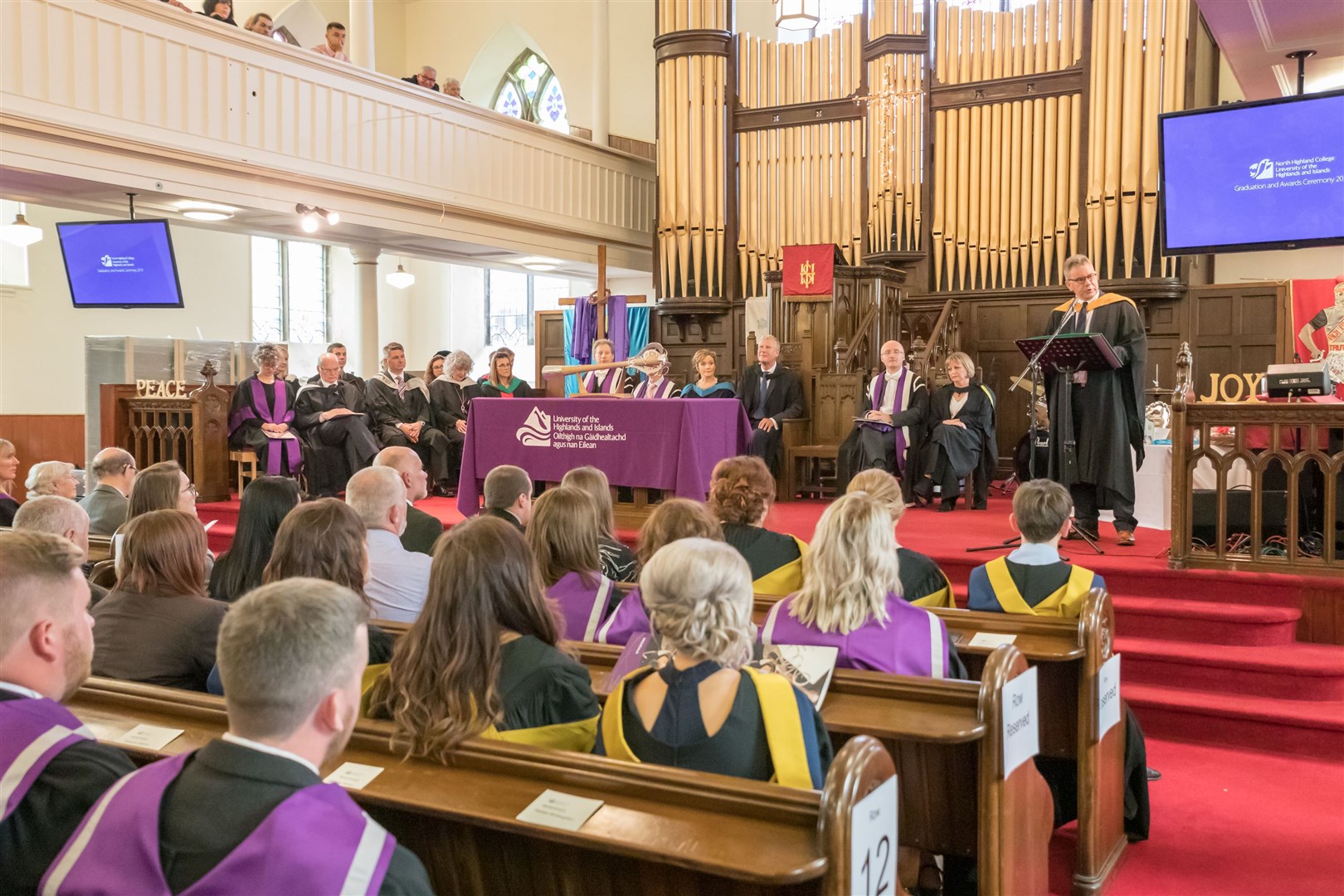 UHI college graduations in 2019. Photo by Duncan McLachlan