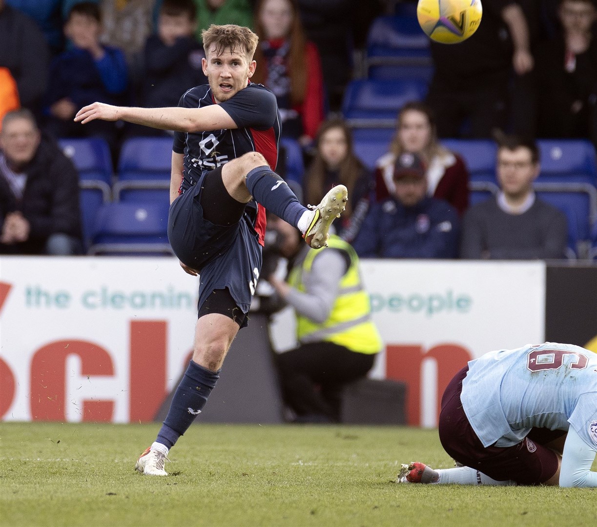Jake Vokins has played his part in helping Ross County reach the top six in the Scottish Premiership. Picture: Ken Macpherson