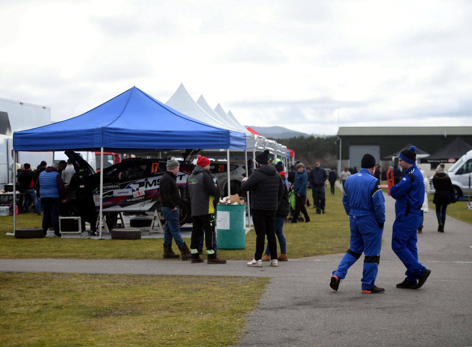 The Snowman Rally at the Black Isle Showground. Picture: James Mackenzie.