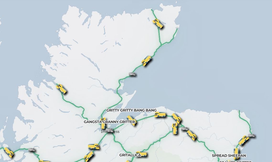 BEAR Scotland gritters can be tracked online.