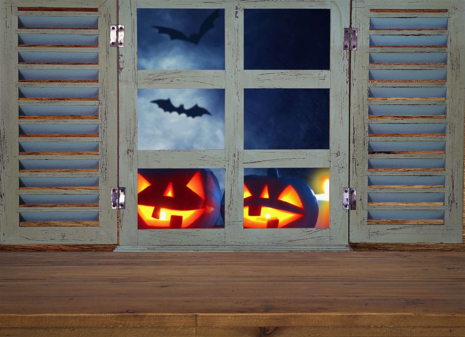 Decorate your windows this Halloween.