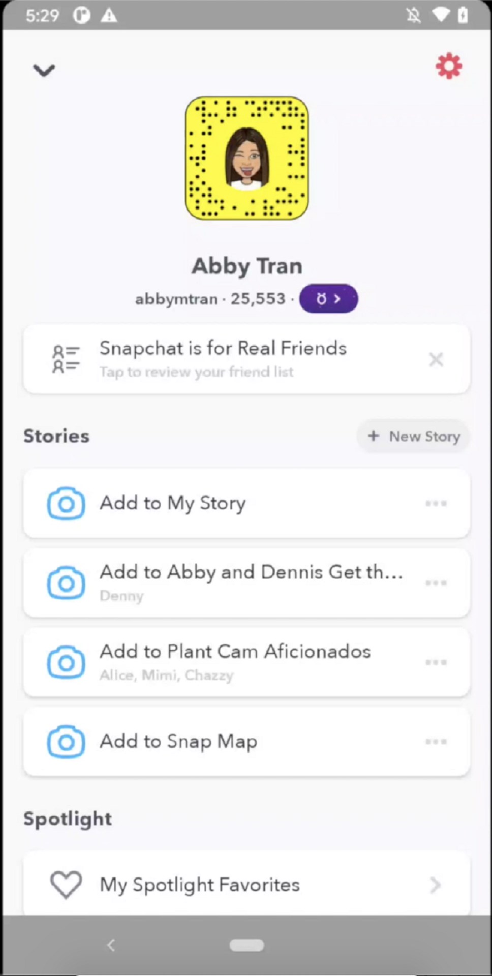 The Friend Check Up tool will encourage users to review their friend list and those on it (Snapchat)