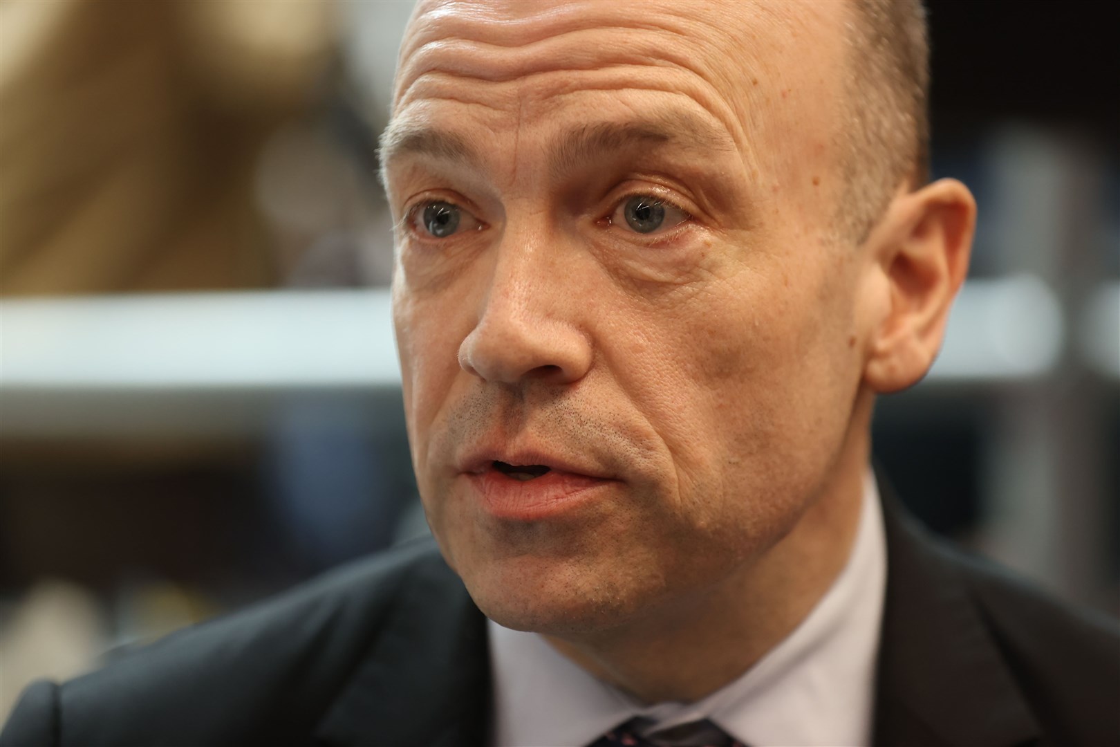 Northern Ireland Secretary Chris Heaton-Harris said the best way to test the Stormont brake was to restore the powersharing institutions (Liam McBurney/PA)