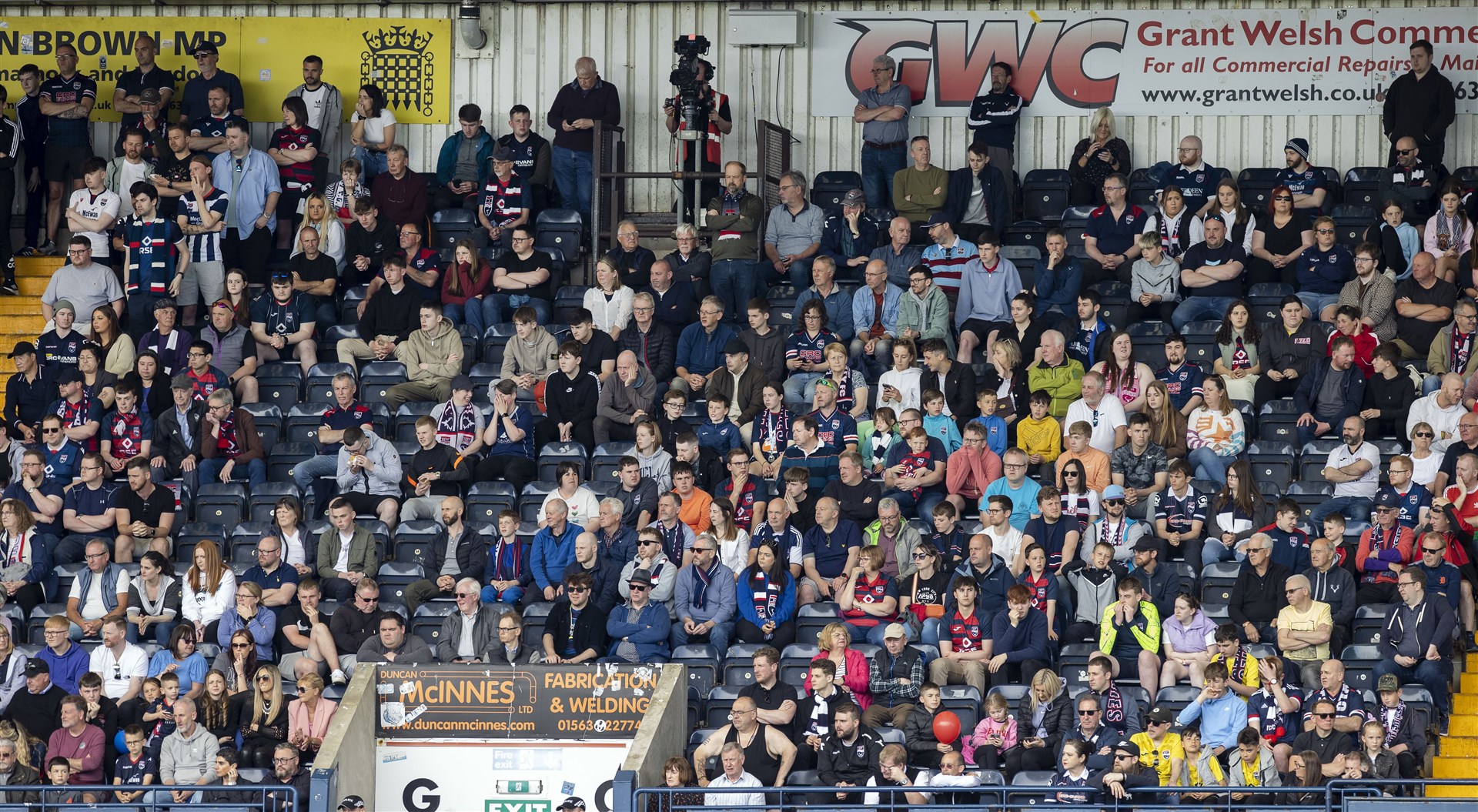 Ross County supporters have followed their side all over the country in the last week or two. Picture: Ken Macpherson