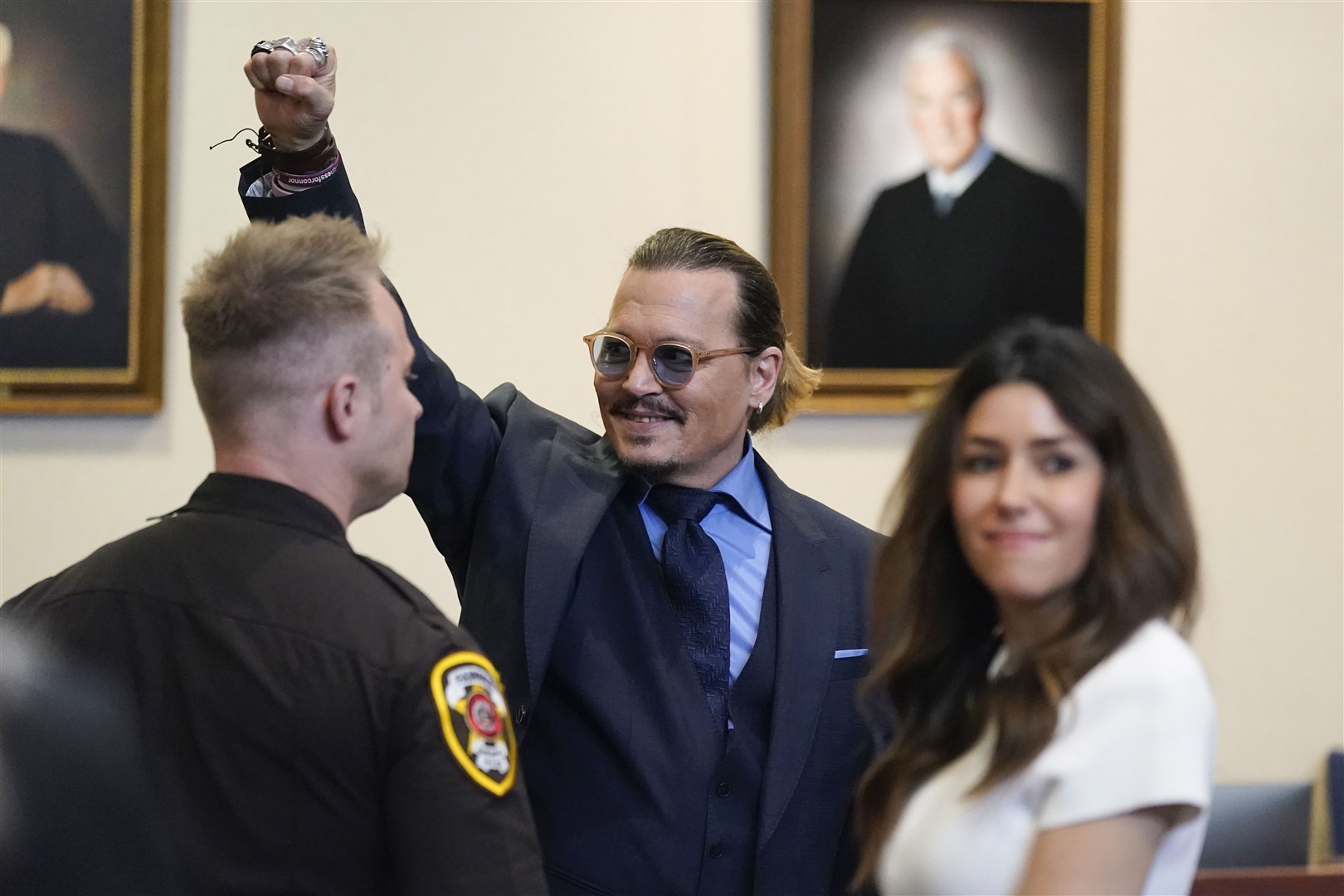 Johnny Depp won his multi-million dollar after jurors returned verdicts in his favour on Wednesday (Steve Helber, Pool/AP/PA)