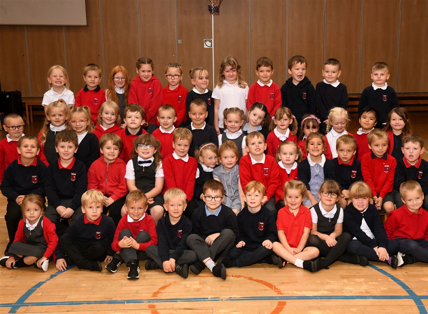 Dingwall Primary School Primary 1. Picture: James Mackenzie.