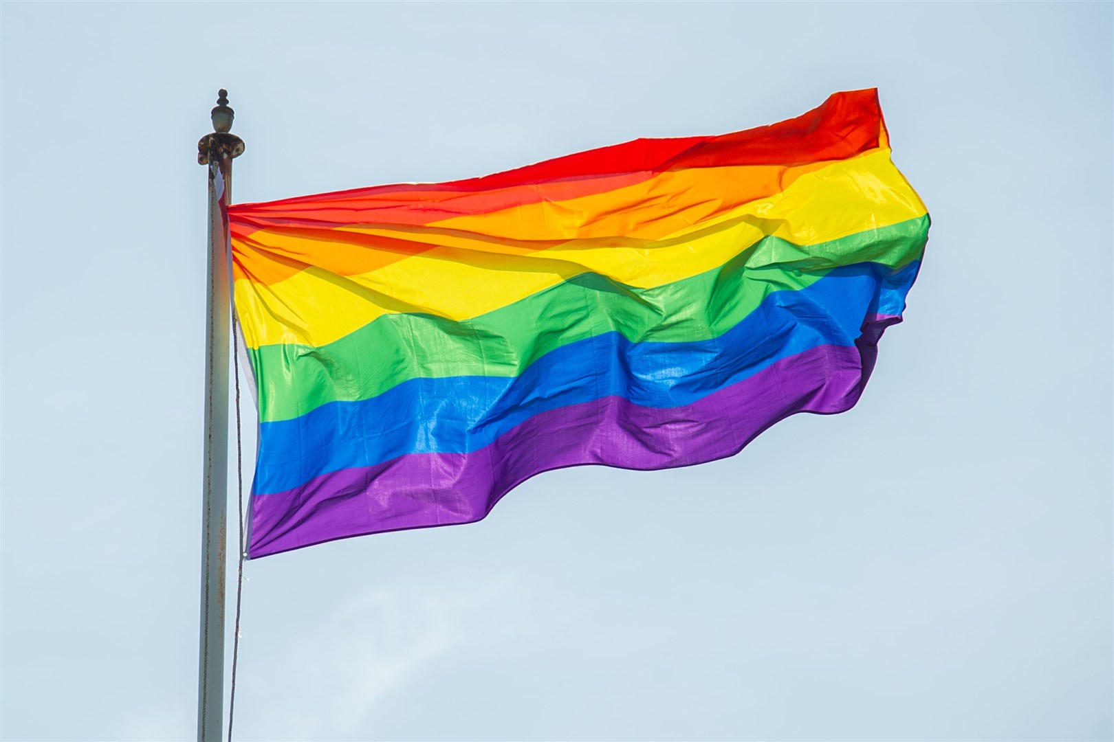 The Pride flag. Picture: Daniel Forsyth
