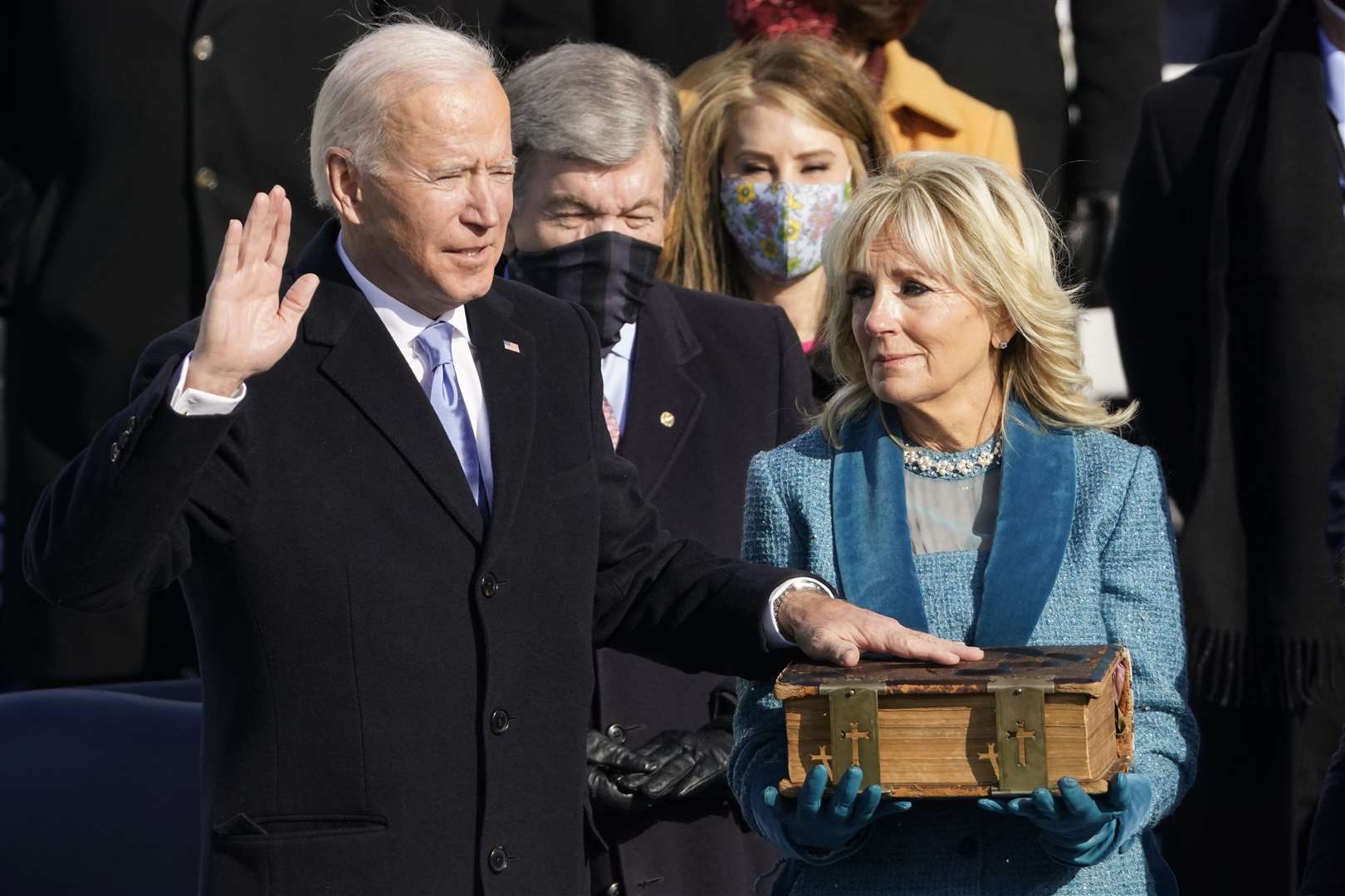 Joe Biden is sworn in as the 46th president of the United States (Andrew Harnik/AP)