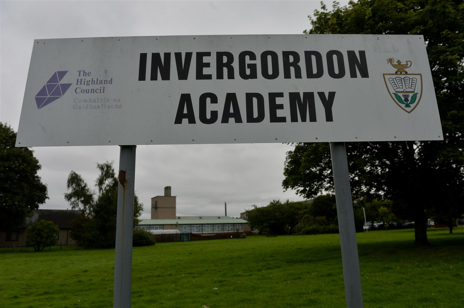 Invergordon Academy is housing Park Primary pupils following February's blaze.