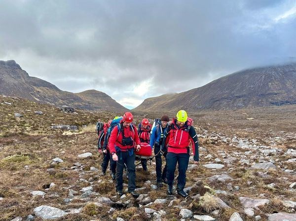 The training session was in Assynt. Picture: Assynt Mountain Rescue Team