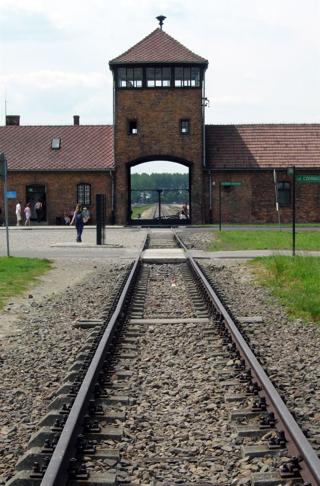 Auschwitz concentration camp as it is now.