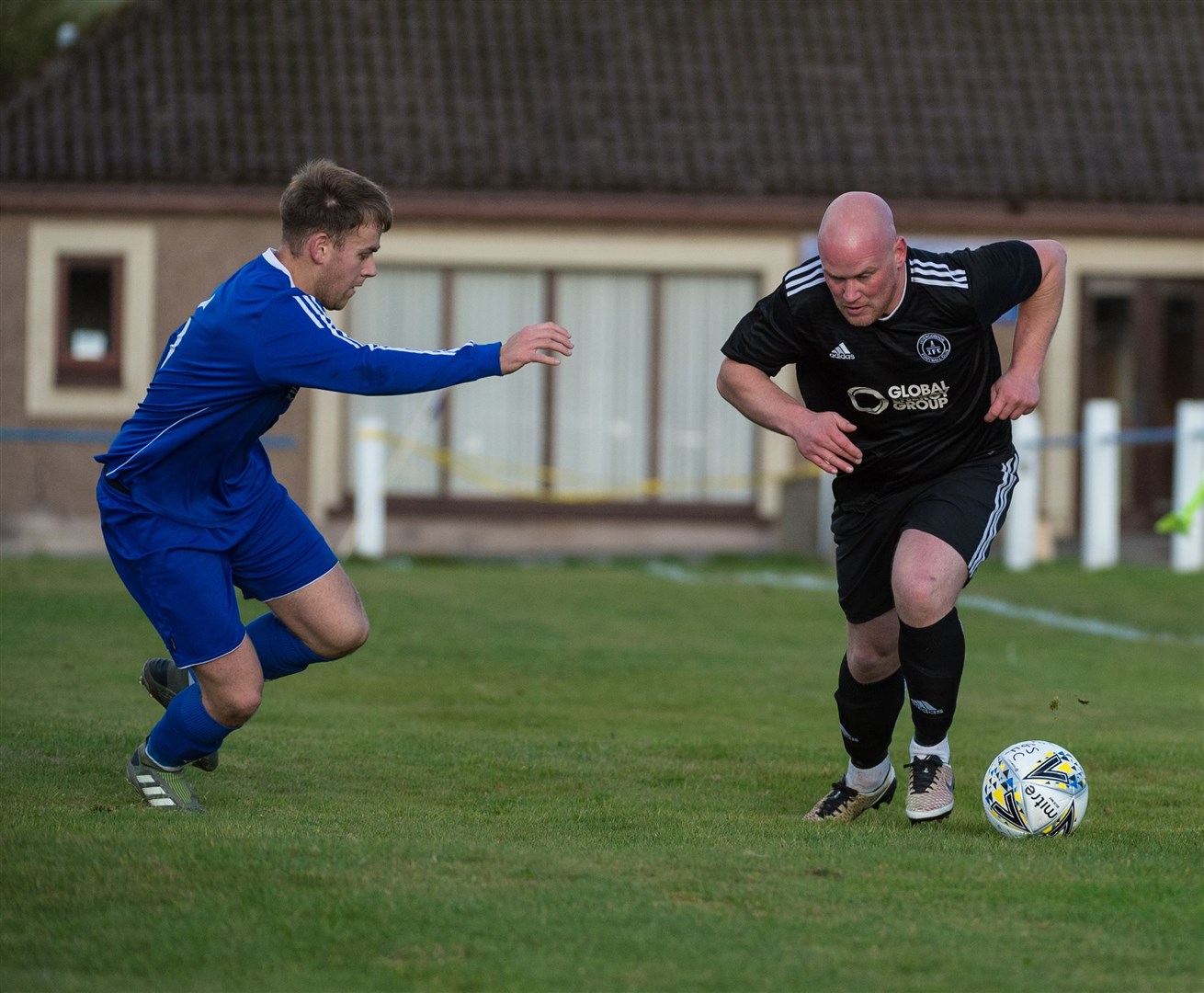 North Caledonian League 1..Golspie Sutherland 0 v Invergordon 4, King George V Park, Golspie...Craig Campbell made his debut...Picture: Callum Mackay..