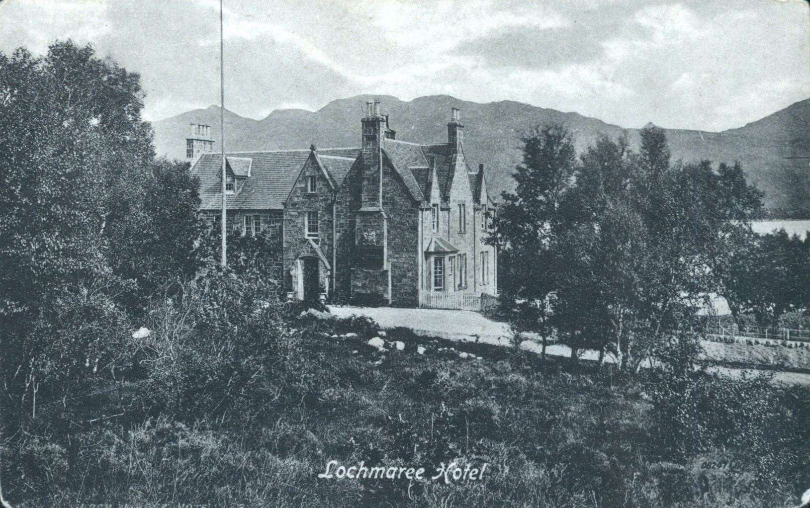 Loch Maree Hotel, where Queen Victoria stayed from the Gairloch Museum collection