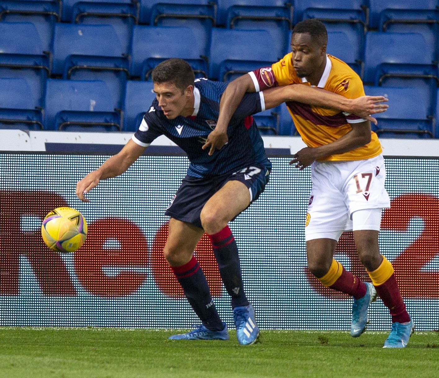 Ross County beat Motherwell on the opening day of the season. Picture: Ken Macpherson