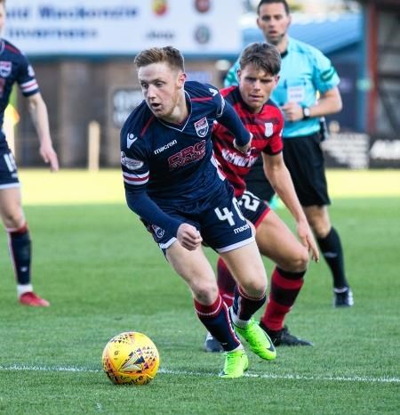 Davis Keillor-Dunn in action for Ross County.
