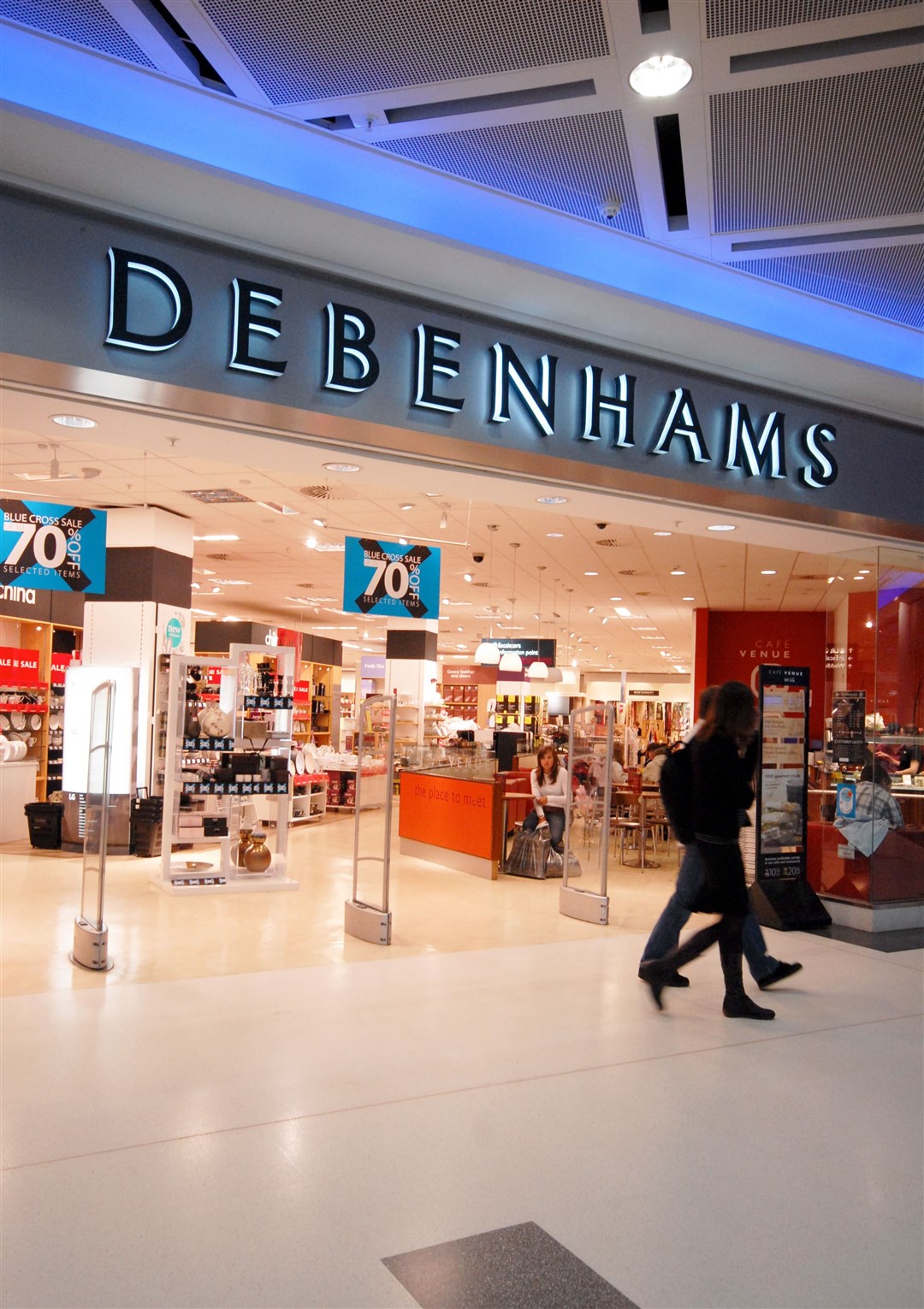 Debenhams' Eastgate Centre store. Pic By Iona Spence SPP Staf)