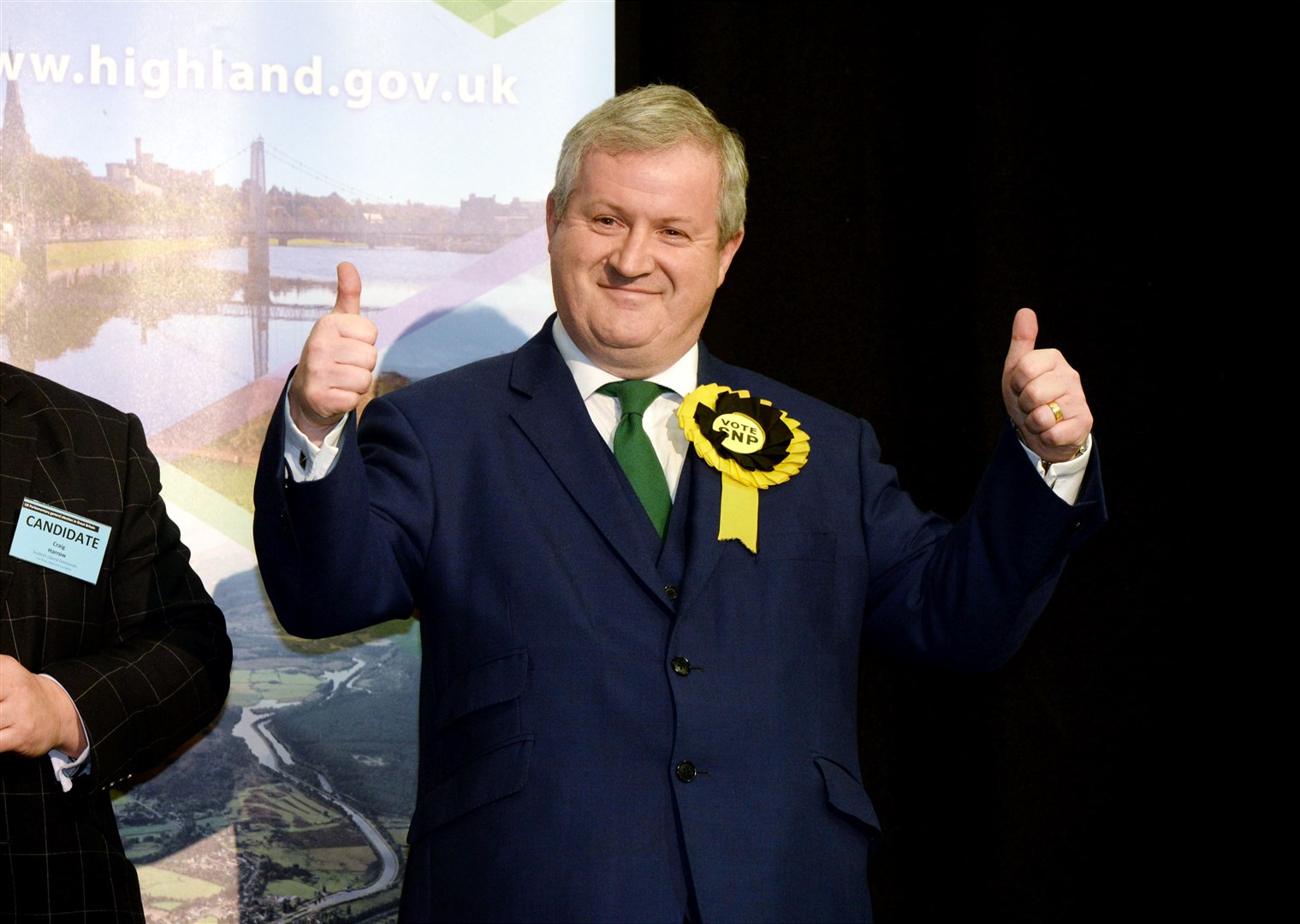 Ian Blackford retaained the Ross, Skye and Lochaber seat for the SNP. Picture: James MacKenzie
