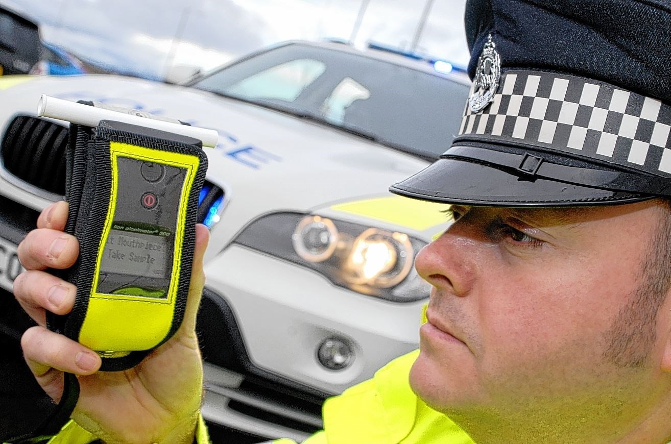 See Copy by: ..Police Breathalyser..Northern Constabulary Road Traffic Unit...Pic by: Bobby Nelson.SPP Staff Photographer.New Century House.Longman Road.Inverness.Tel: 01463 233059.