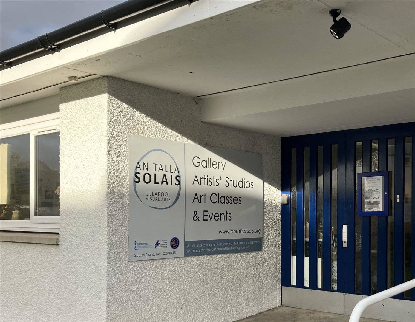 An Talla Solais studios and Gallery on Market Street, Ullapool. Picture: Iona MacDonald.