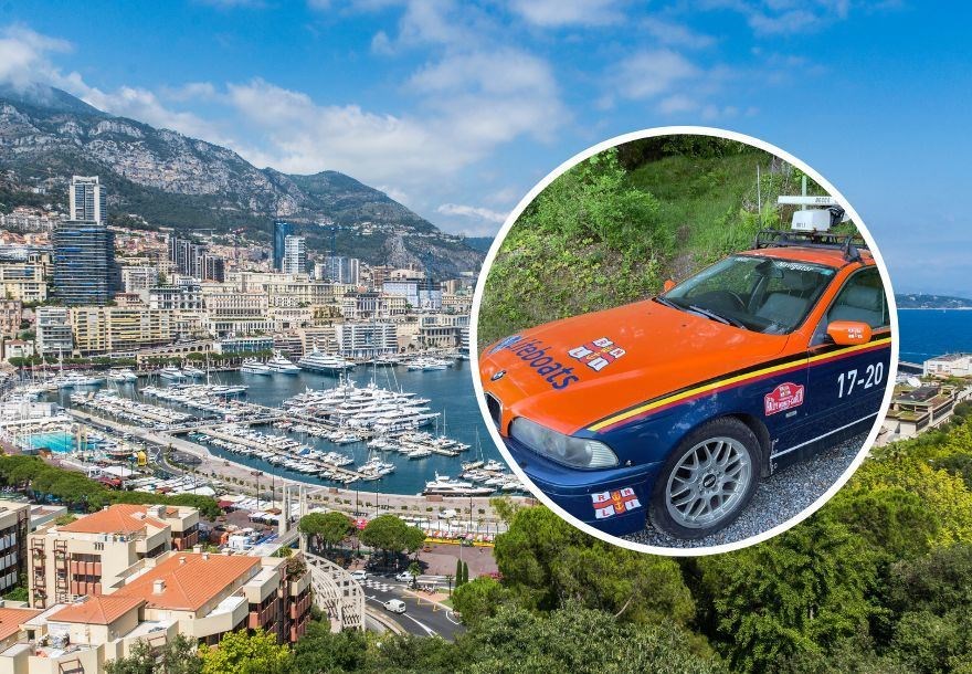 A team from RNLI Kessock set off for Monte Carlo in a 21-year-old BMW.