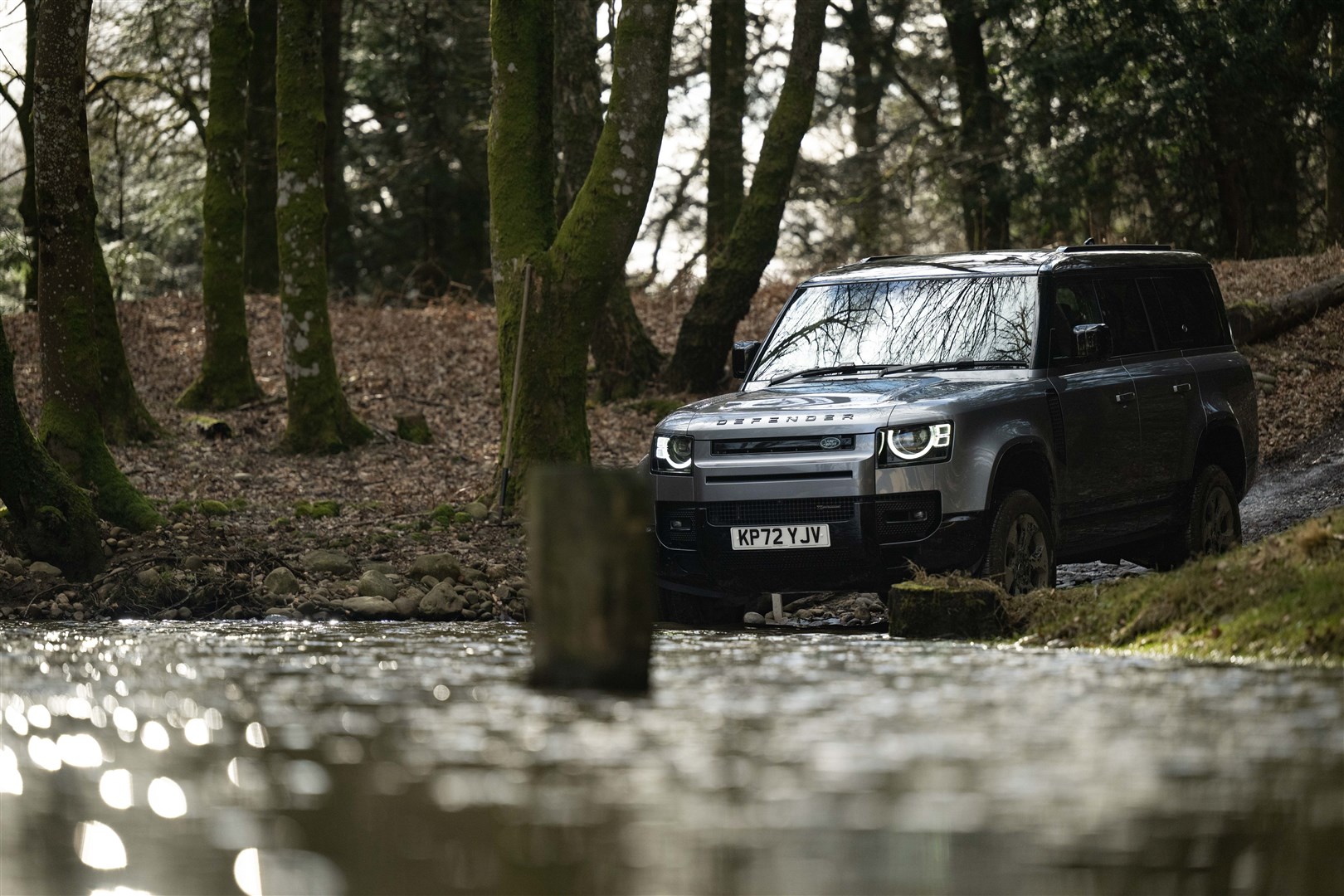 The Land Rover Defender takes outdoor challenges in its considerable stride.