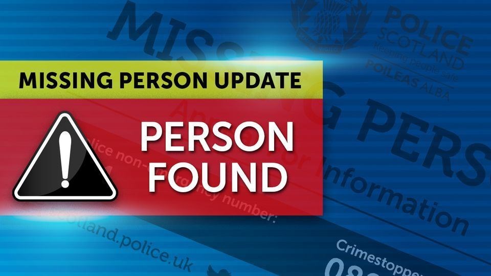 MIssing person found.