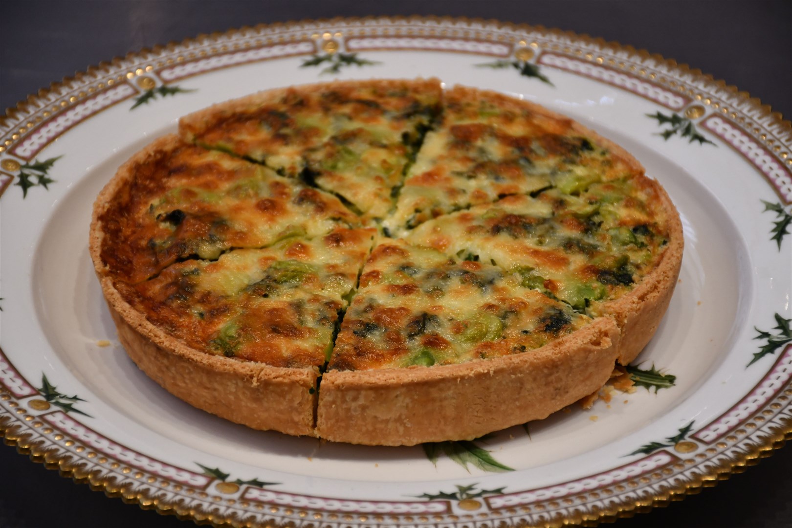 A Coronation Quiche is the dish chosen by the King and the Queen Consort (Buckingham Palace/PA)