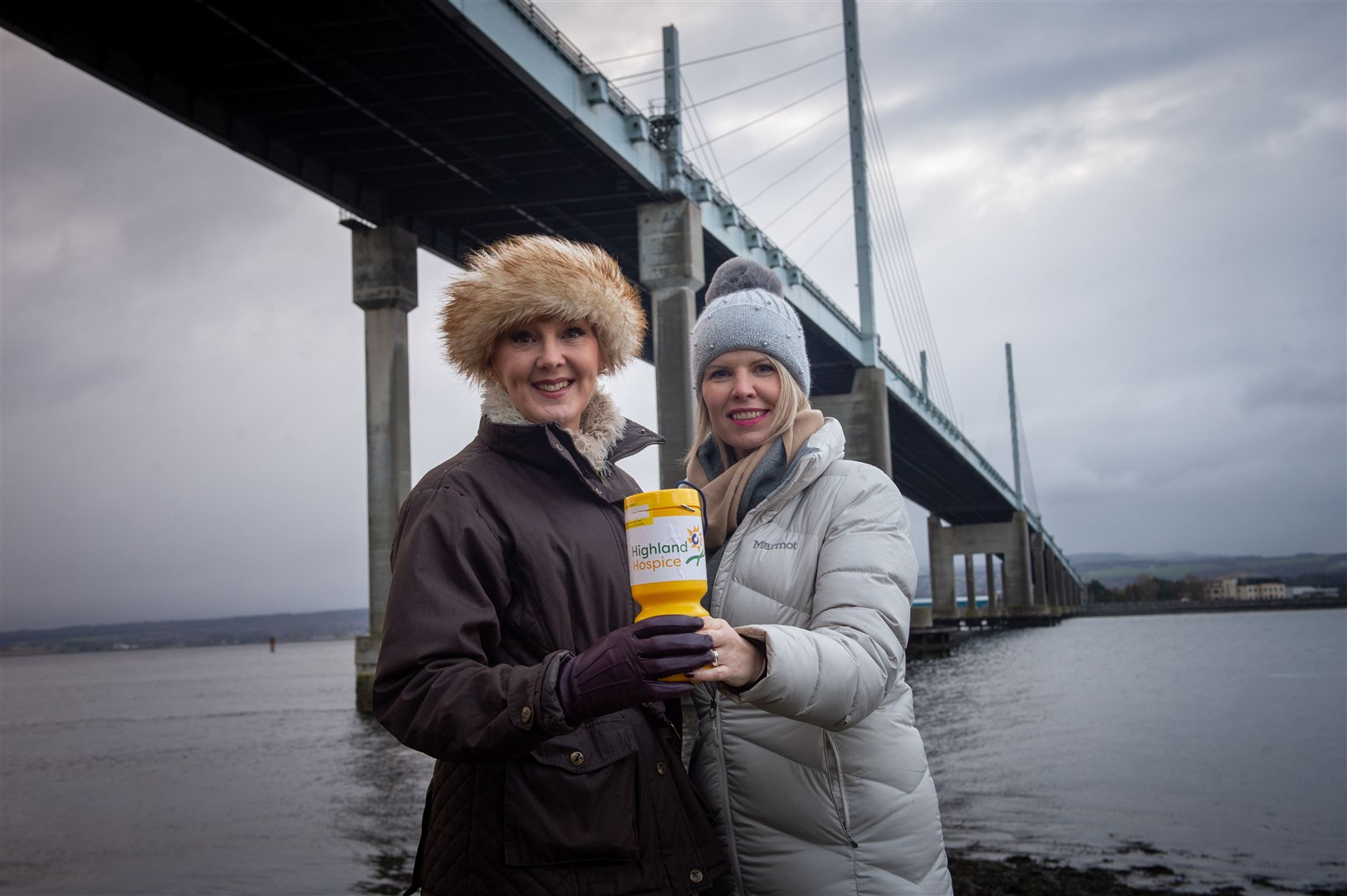 Roma McIntosh and Amanda Johnston are ready to carry the can for Highland Hospice with months of fundraising activities now lined up ahead of an adventure of a lifetime. Picture: Callum Mackay..