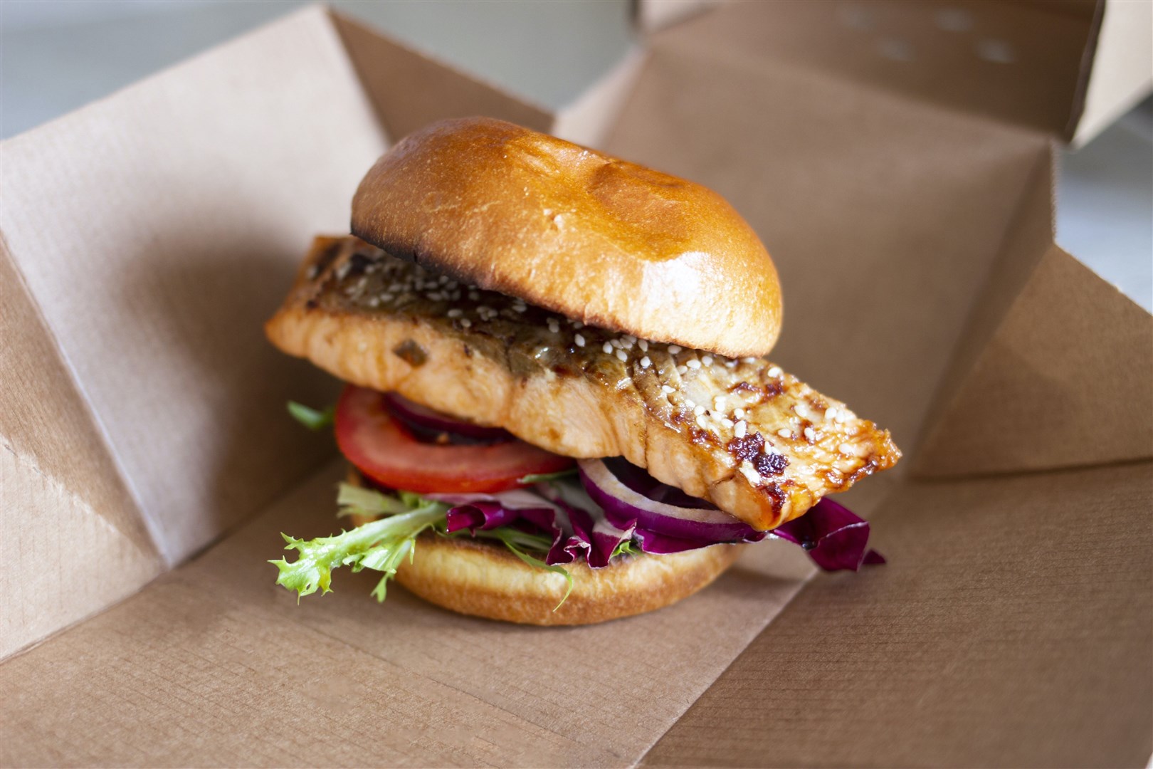 Salmon fillets burgers and noodle salads will be on the menu. Picture By: Nick Mailer Photography