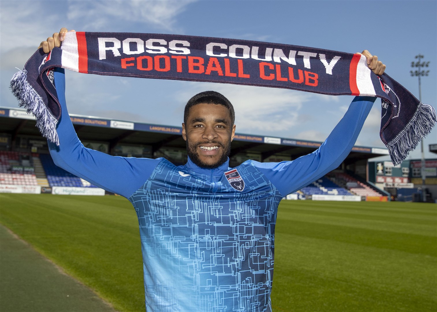 Picture - Ken Macpherson, Inverness. See story. Ross County new signing, Dominic Samuel, pictured in Dingwall yesterday (Tues).