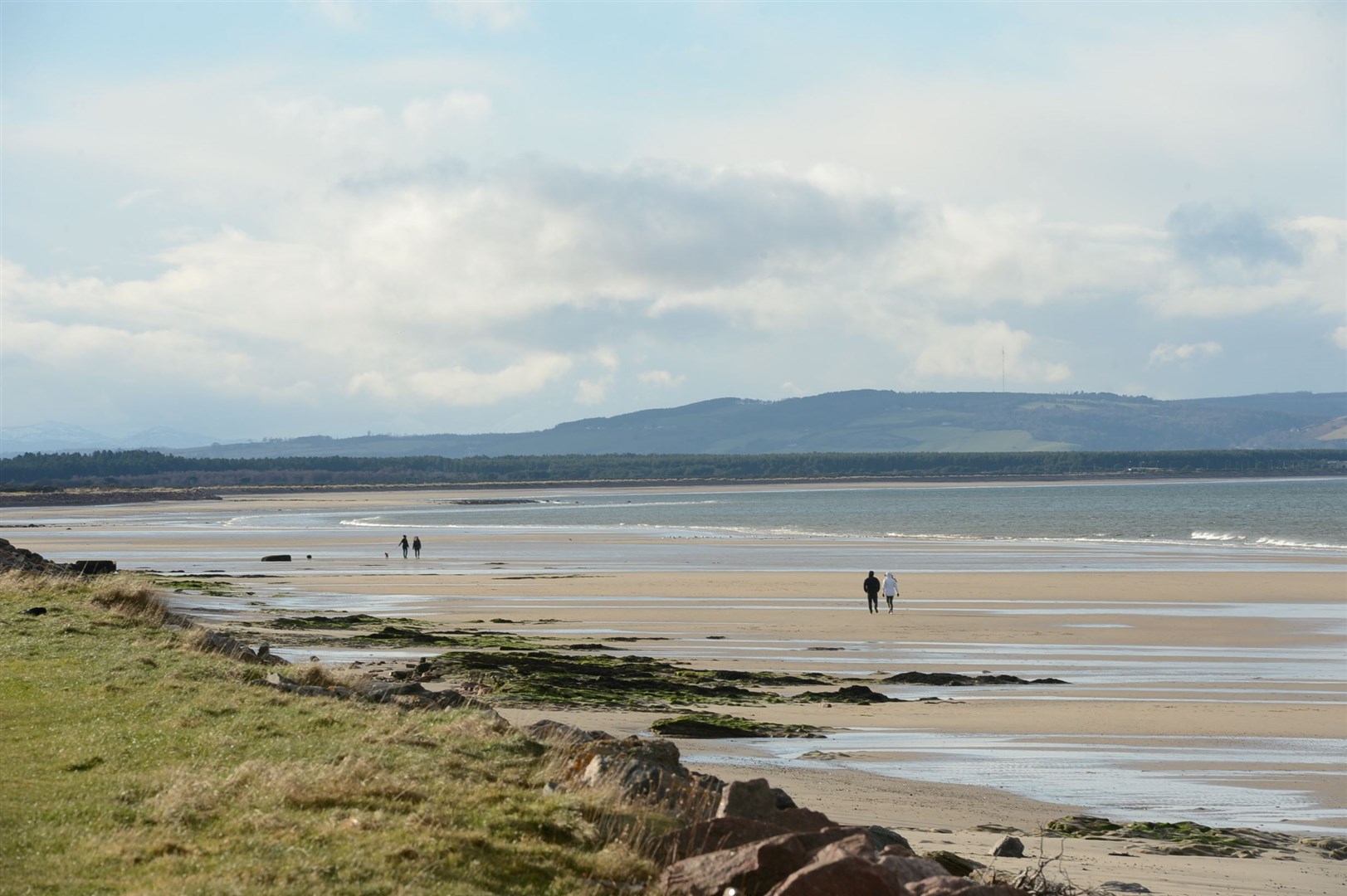 Residents are concerned that beaches such as Nairn will be busier when sunnier weather hits.