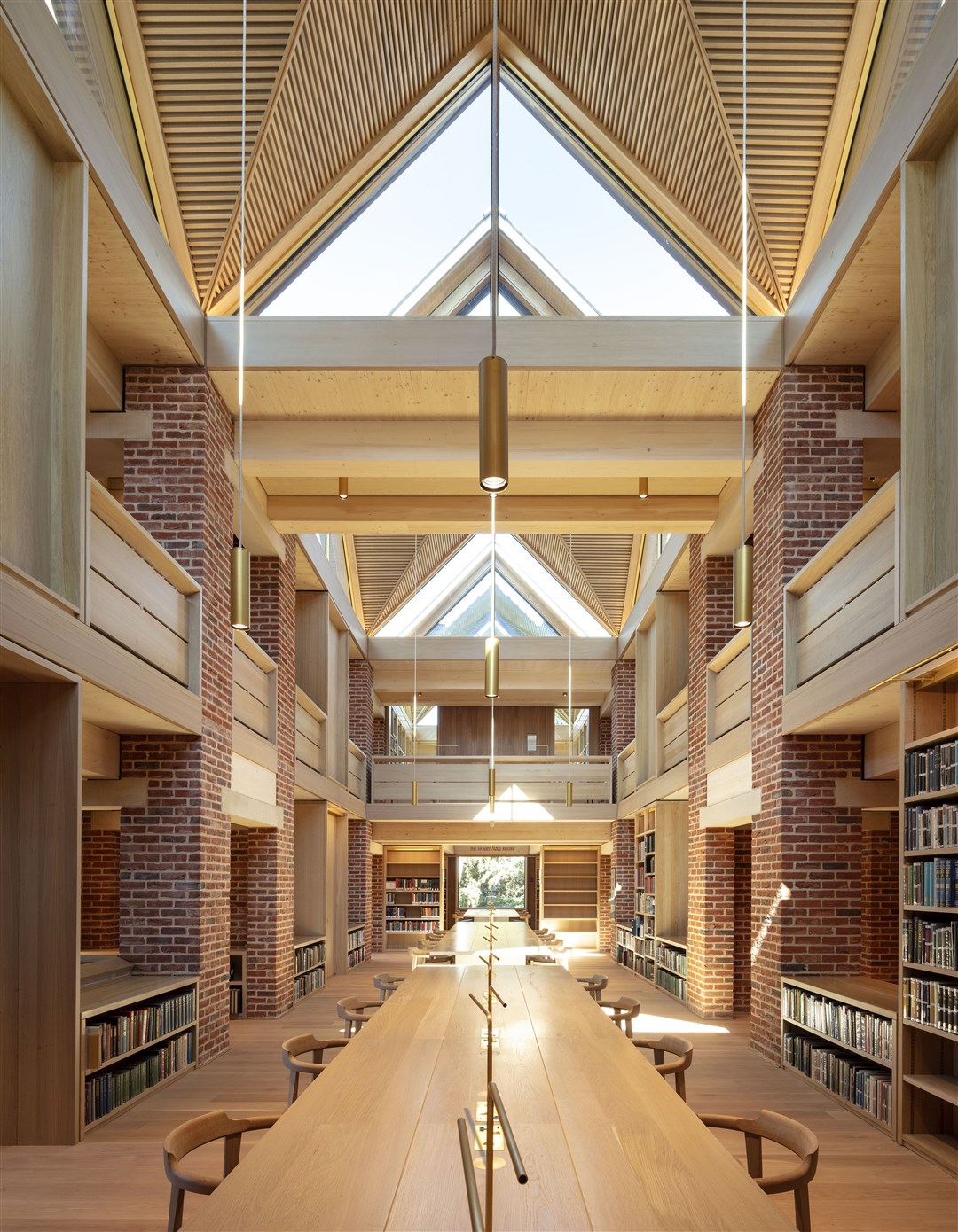 Also nominated is the The New Library, Magdalene College, in Cambridge, designed by Niall McLaughlin Architects (Nick Kane/PA)
