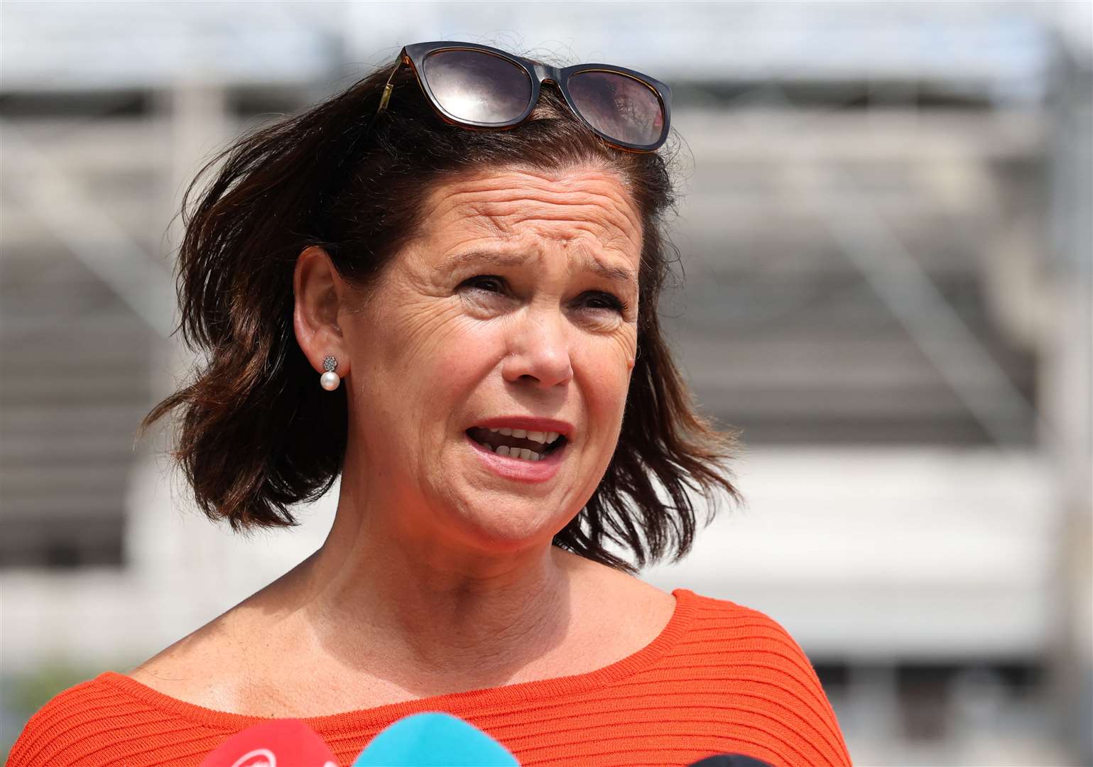 Sinn Fein president Mary Lou McDonald accused the UK Government of being ‘in cahoots’ with the DUP (Sam Boal/PA)