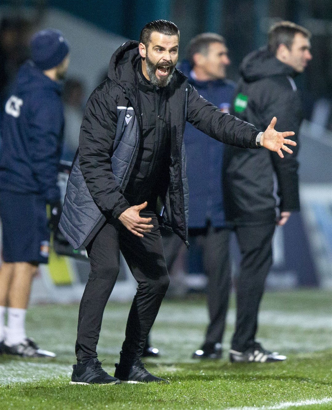 Picture - Ken Macpherson, Inverness. Ross County(1) v Kilmarnock(0). 14.12.19. Ross County co-manager Stuart Kettlewell.