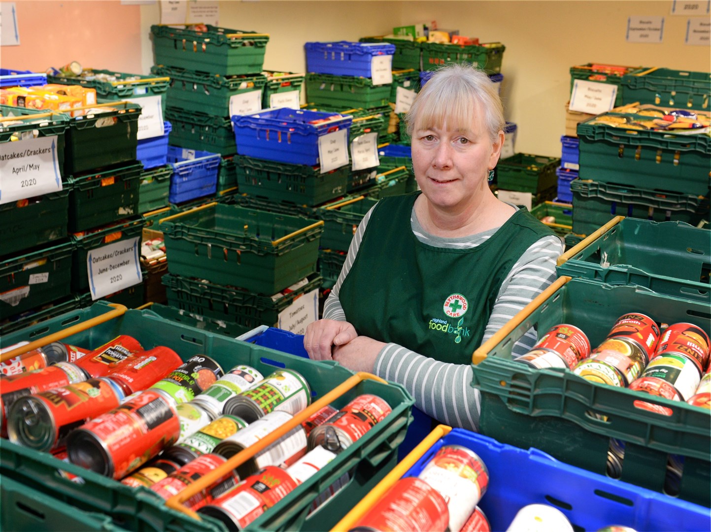 Highland Foodbank manager Lorna Dempster. Picture: Gary Anthony.