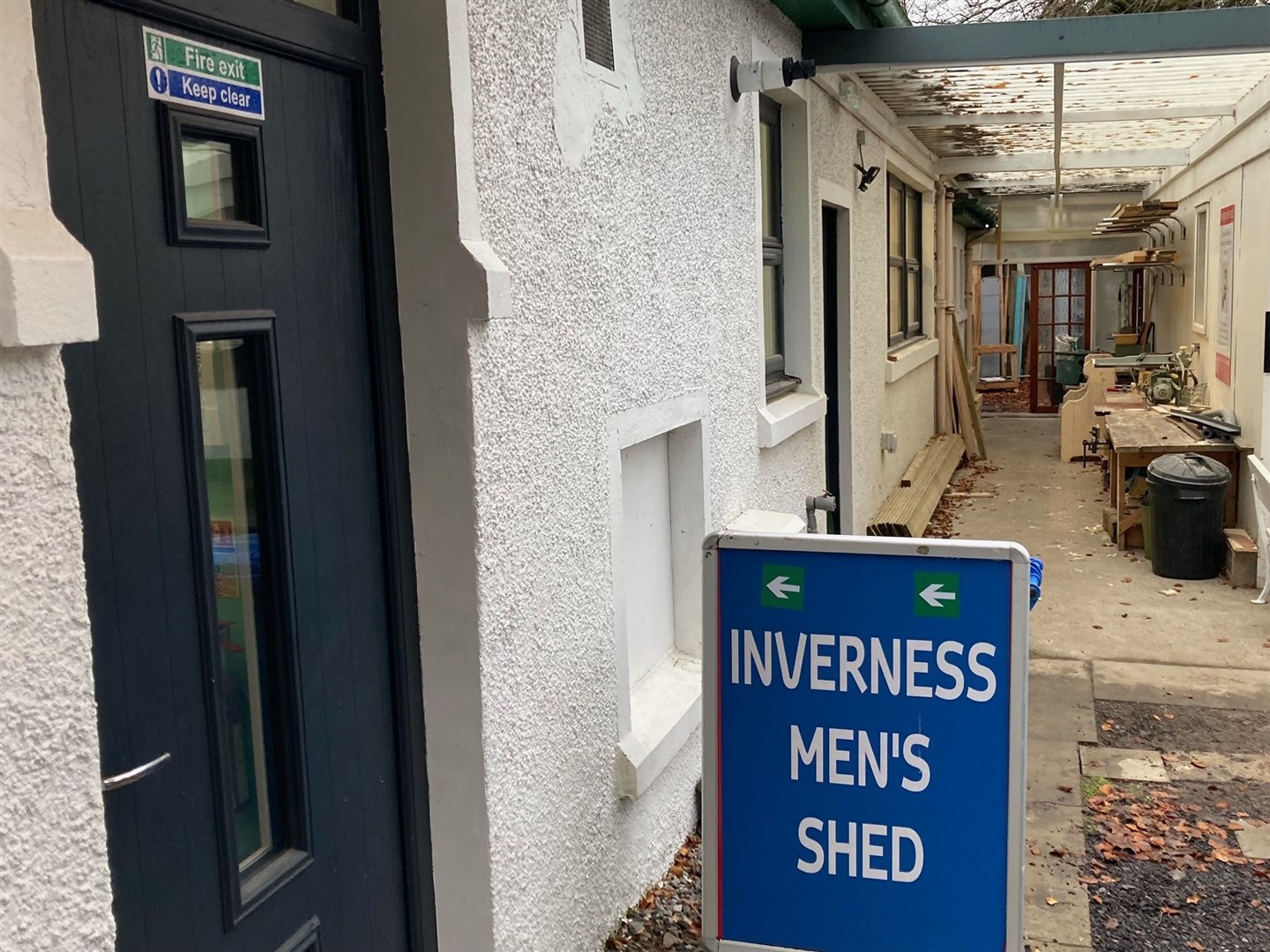 Men's Shed in Inverness.
