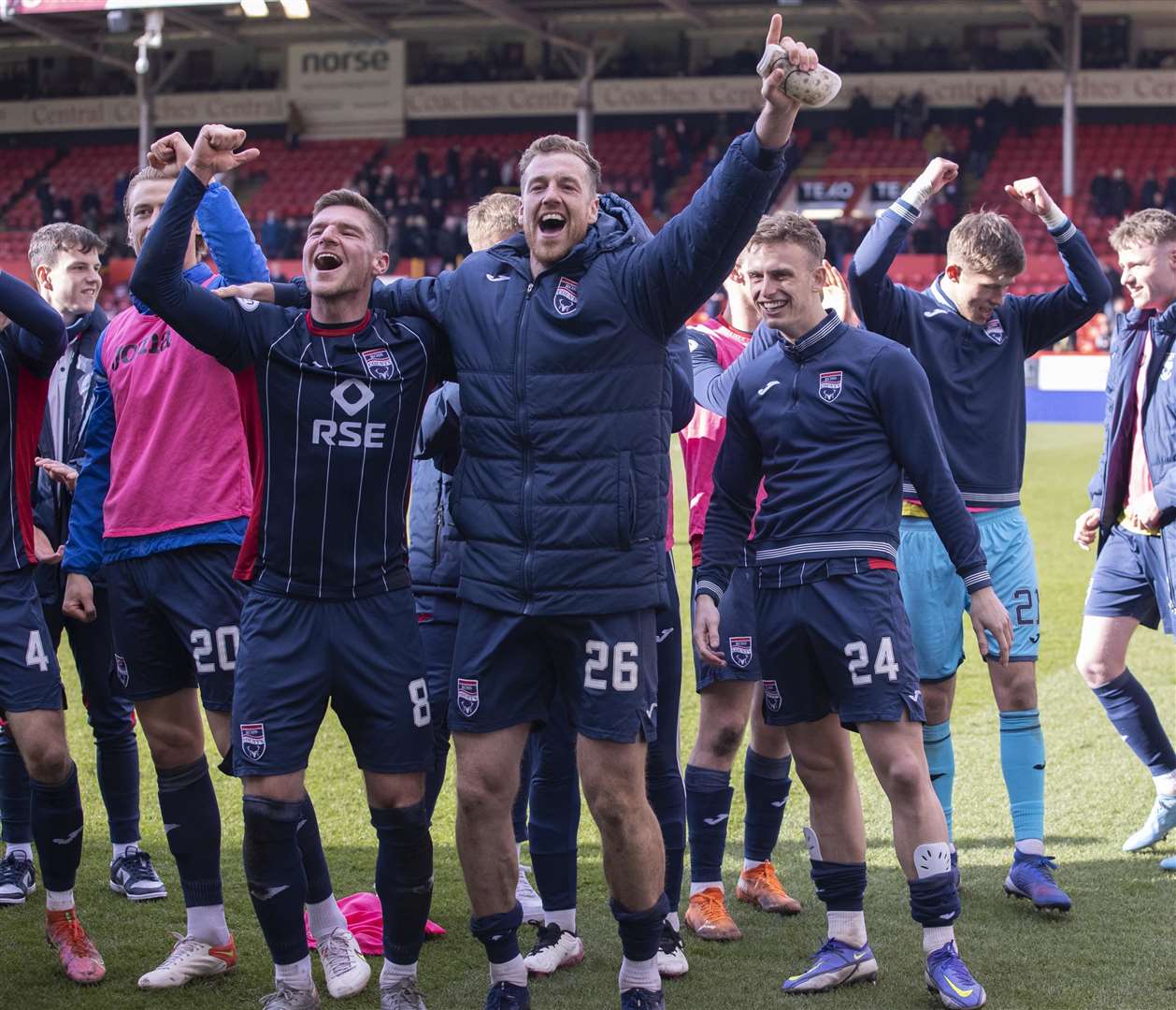 The strength of unity at Ross County played a big role in achieving their top-six finish last season. Picture: Ken Macpherson