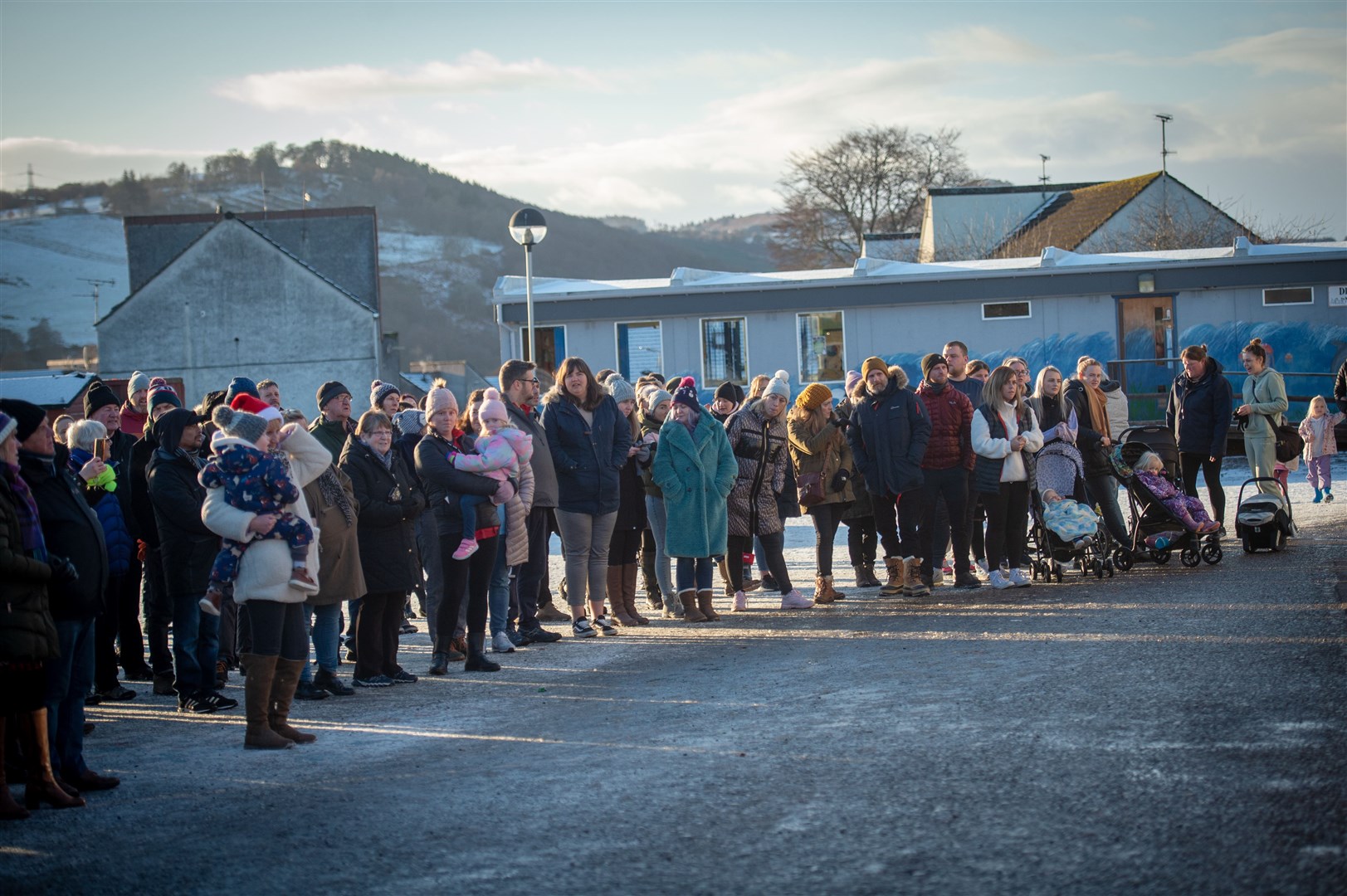 There was a good turnout of parents and carers. Picture: Callum Mackay