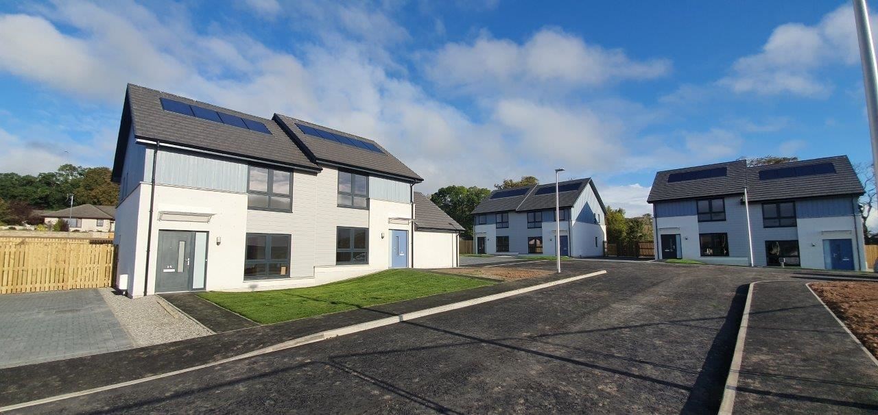 The new homes in Dingwall have been welcomed by the county's civic head.