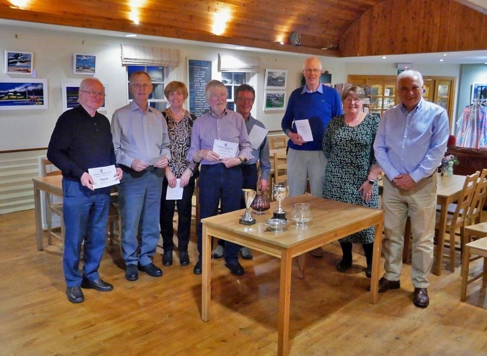 Some of the Dingwall Camera Club prizewinners (from left) Alan Fraser, Bruce White, Joyce White, Andrew James, John Fenwick, Ian Biscoe, Caroline Biscoe, Mark Janes.