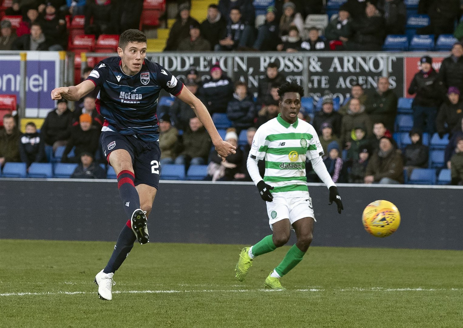 Ross Stewart has been out of action since County's 1–1 draw against St Johnstone at the end of December. Picture: Ken Macpherson