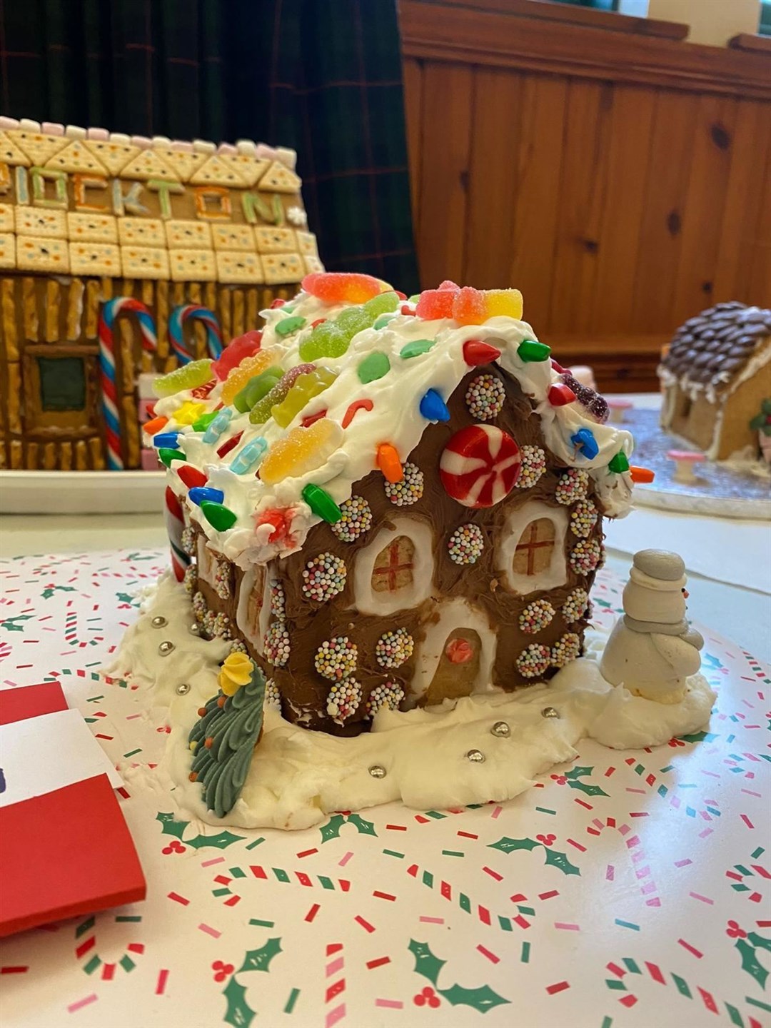 The Gingerbread House Competition was organised by the Plockton and District Horticultural and Arts and Crafts society.