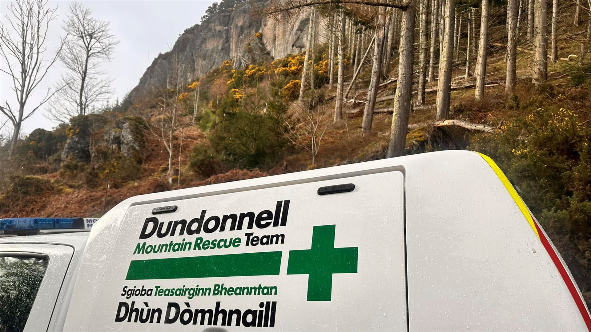 The Dundonnell team was called out twice on Saturday. Two people were taken to hospital following the two separate incidents. Picture: DMRT