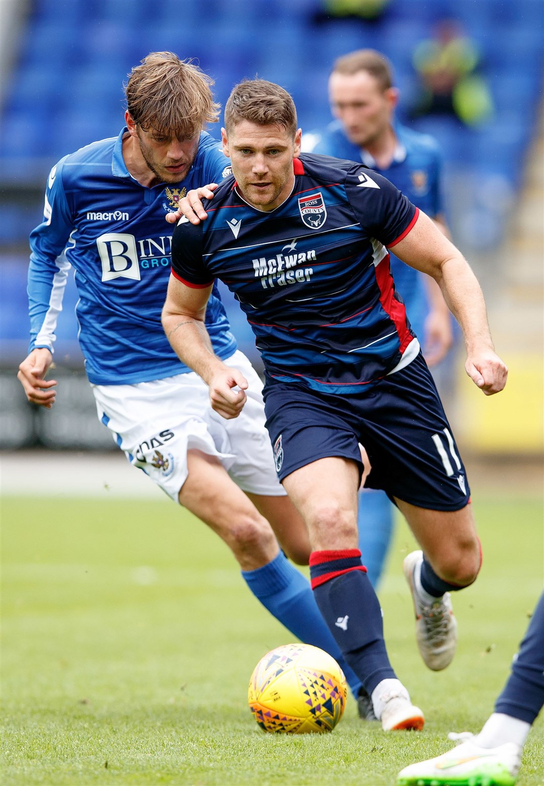 Iain Vigurs scored direct from a free kick to put Ross County 2-0 up against Carlisle United. Picture@ Ken Macpherson
