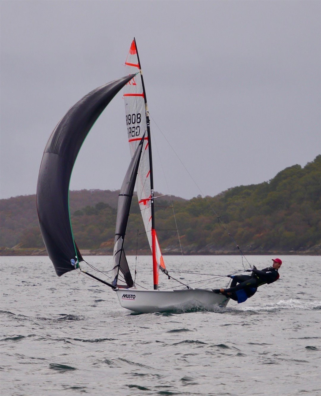 Fortrose Academy student Oliver Bull (16) from the Black Isle has his sights set on the 29ersailing World Championships in Barcelona in August 2022.