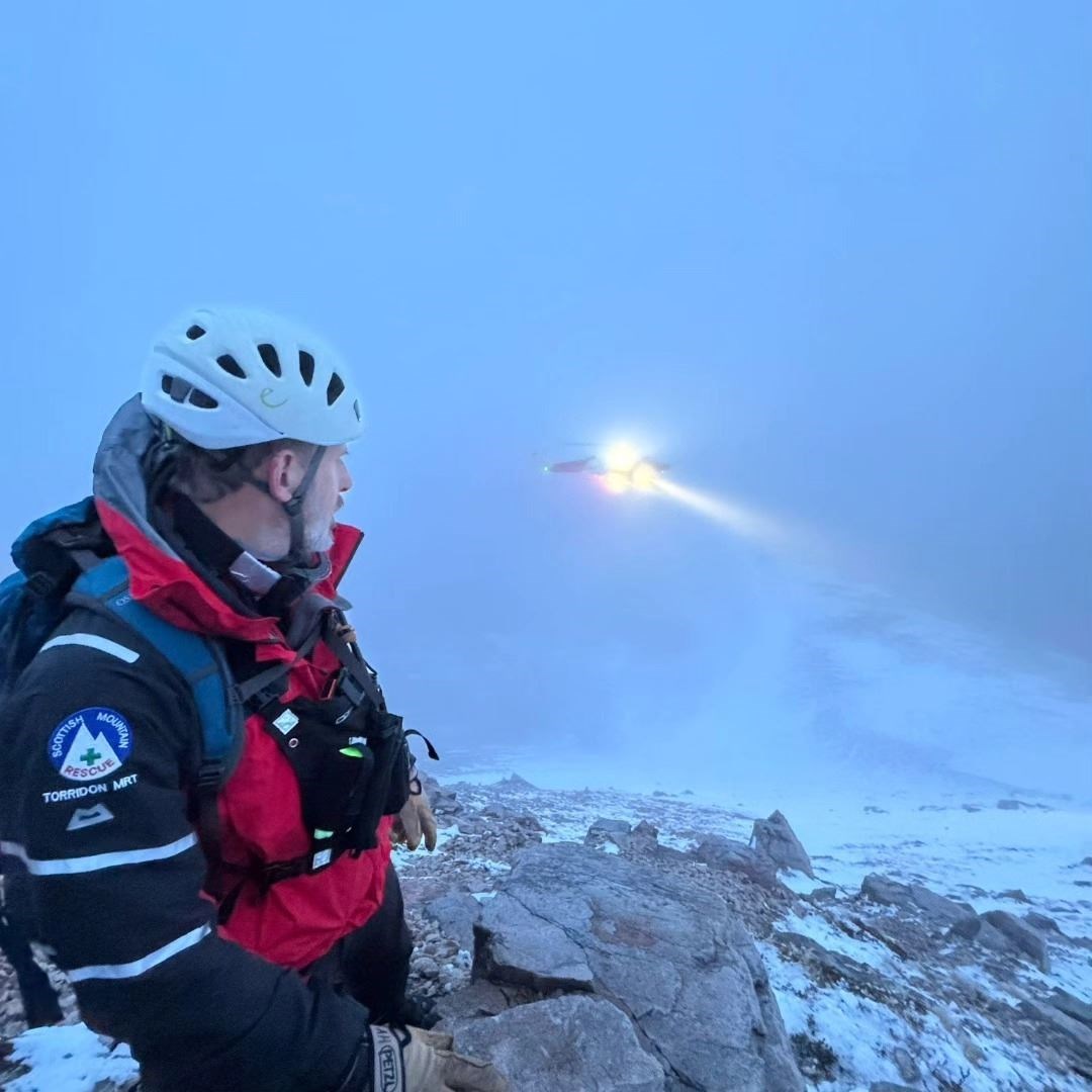 Torridon Mountain Rescue Team callout on March 2 to Beinn Eighe. Picture: Torridon MRT.