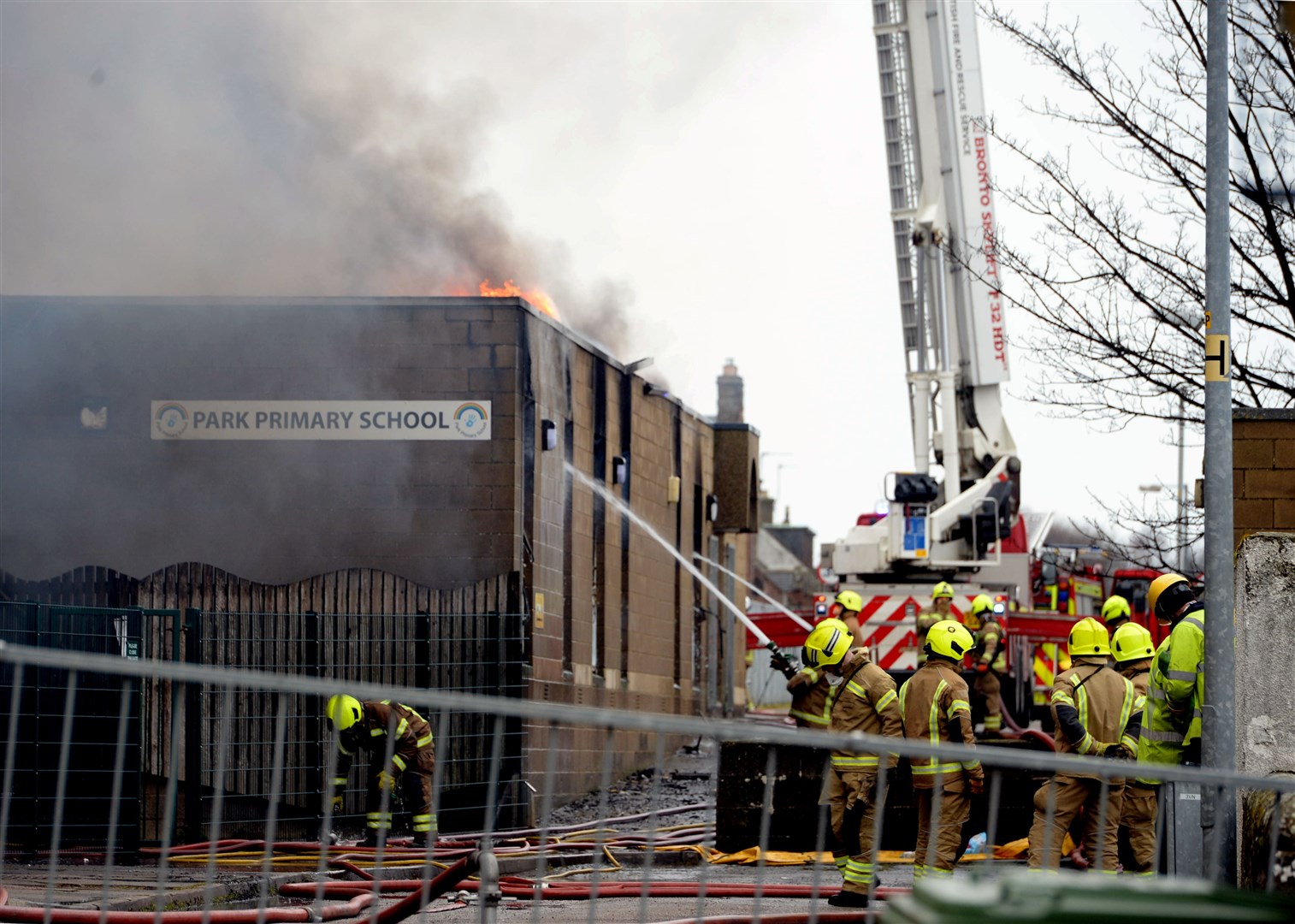 The Park Primary School fire won't be forgotten any time soon. Picture: James MacKenzie